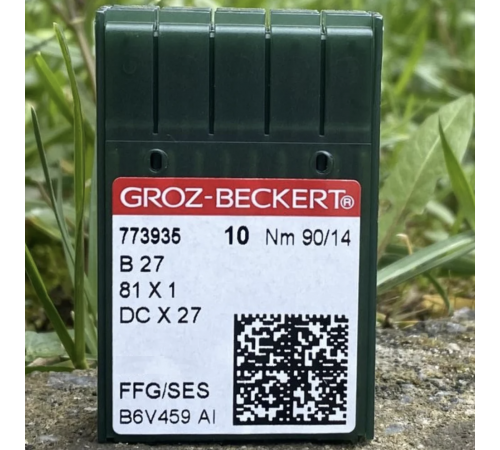 Голки GROZ-BECKERT для промислових оверлоків B27/DCx27 81x1 90/14 FFG/SES