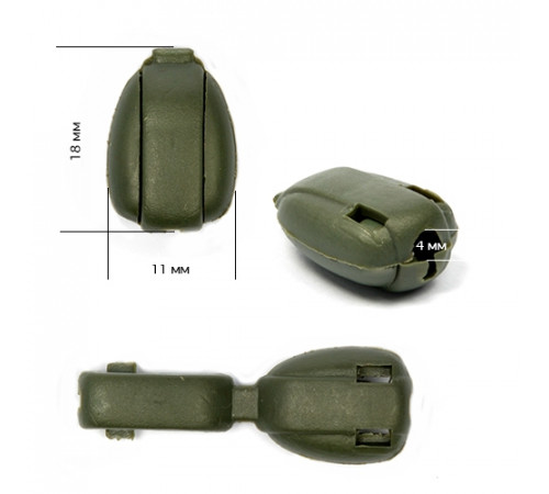 Наконечник 3224 Чорний 500 шт