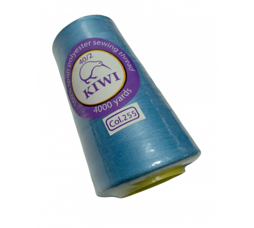 Нитки швейні №40/2 - колір Синій (№255)