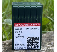 Голки GROZ-BECKERT для промислових швейних машин DBx1 16x257 80/12 FFG/SES