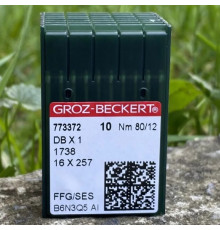 Голки GROZ-BECKERT для промислових швейних машин DBx1 16x257 80/12 FFG/SES
