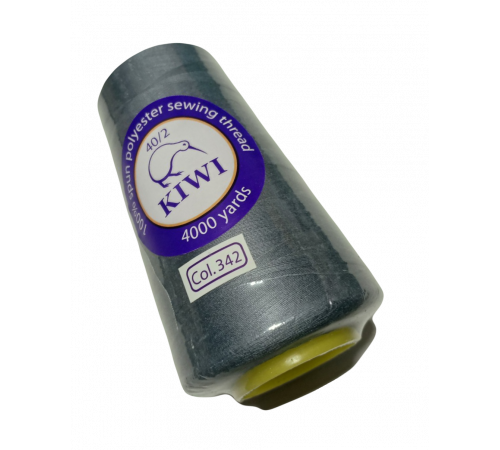 Нитки швейні №40/2 - колір Сірий (№342)