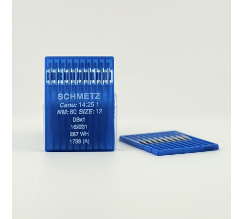 Голки Schmetz для промислових швейних машин DBx1 16x231 80/12 1738(А)