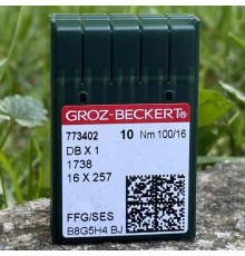Голки GROZ-BECKERT для промислових швейних машин DBx1 16x257 100/16 FFG/SES