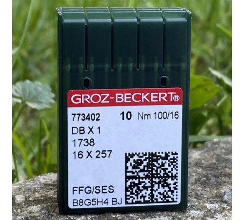 Голки GROZ-BECKERT для промислових швейних машин DBx1 16x257 100/16 FFG/SES