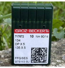 Голки GROZ-BECKERT для промислових швейних машин DPx5 135x5 90/14 FFG/SES