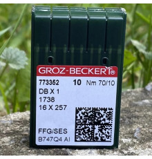 Голки GROZ-BECKERT для промислових швейних машин DBx1 16x257 70/10 FFG/SES